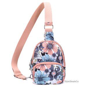 Anti-Theft RFID Crossbody Sling Bag Nylon Lightweight Travel Purse